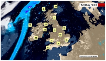 uk and europe daily weather forecast latest march 23 largely fine with cloudy breezy conditions rain to move into western scotland ireland northern ireland